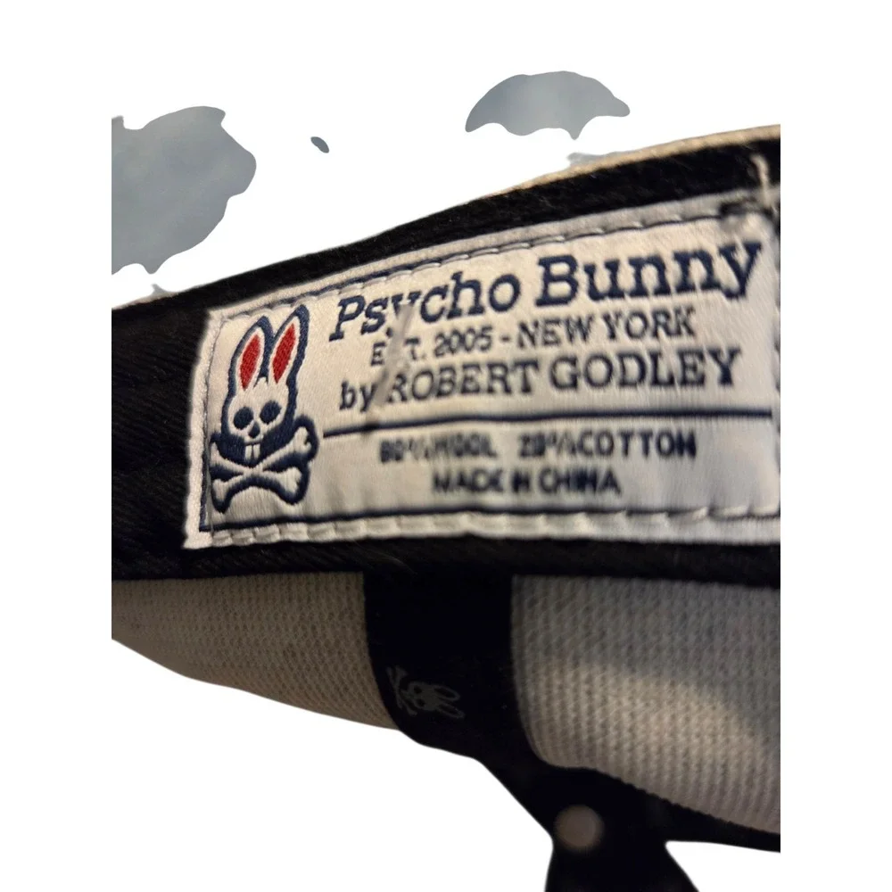 Psycho Bunny‎ Mens classic Baseball cap Light Gray
